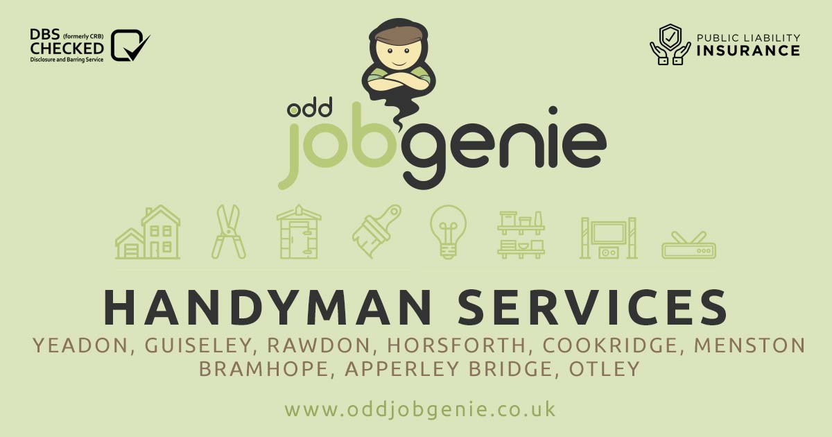 Odd Job Genie is a handyman, serving the areas of Yeadon, Guiseley...